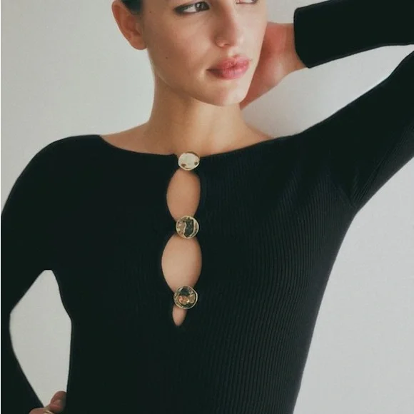 Sézane NWOT ALICIA DRESS - Picture 2 of 3